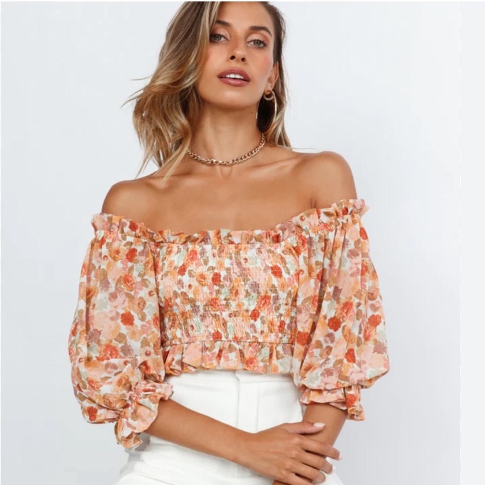 Hello Molly Not Alone Off the Shoulder Top